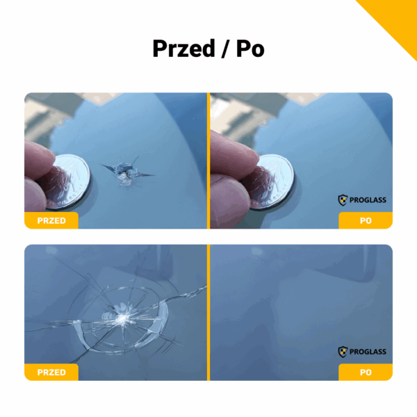 Alternative view of PROGLASS® ABY UZYSKAĆ SZKŁO BEZ PĘKNIĘĆ, WGNIECEŃ I ODPRYSKÓW