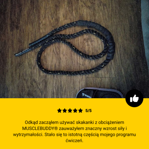 MUSCLEBUDDY® Skakanka z obciążeniem - obrazek 6