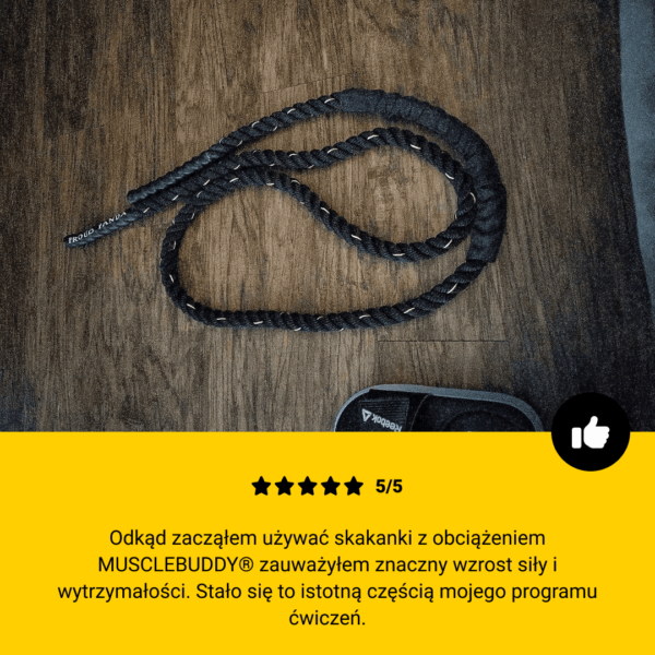 MUSCLEBUDDY® Skakanka z obciążeniem