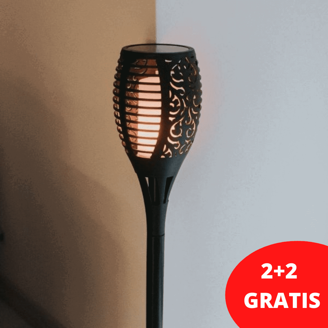 SOLAREOS® Solarna lampa ogrodowa: 2+2 GRATIS