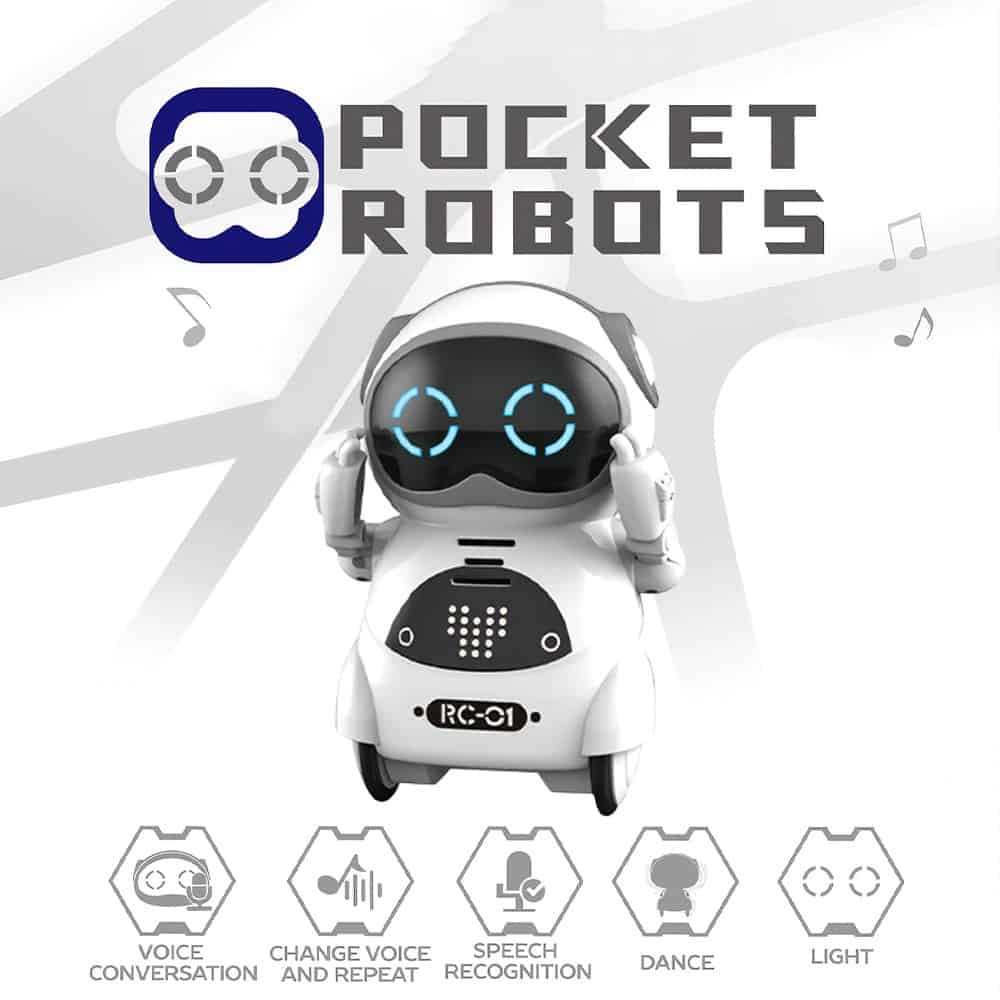 Edukacyjny mini robot kieszonkowy