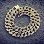 Luksusowy kubański naszyjnik