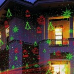 Projektor laserowy światełek świątecznych
