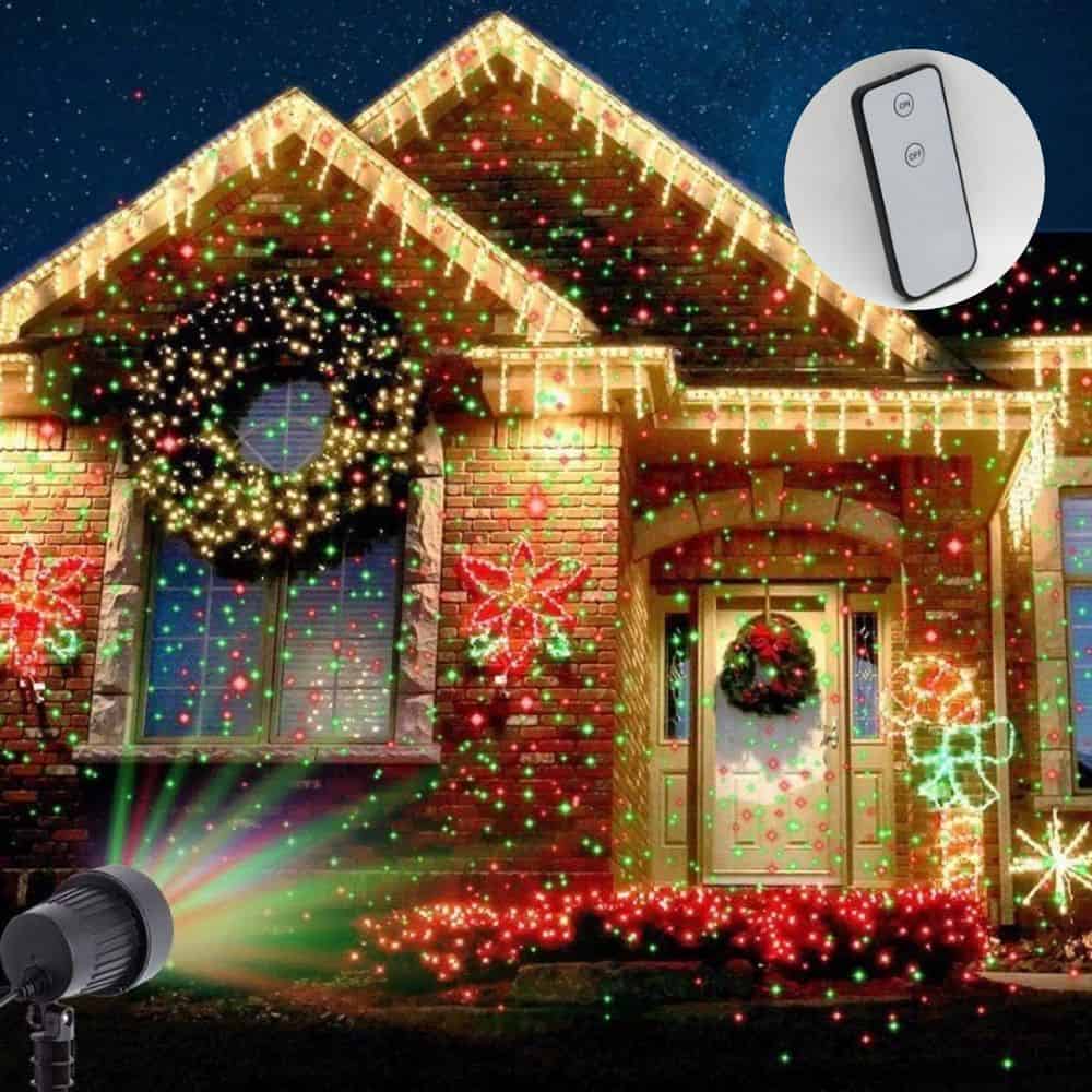 Projektor laserowy światełek świątecznych