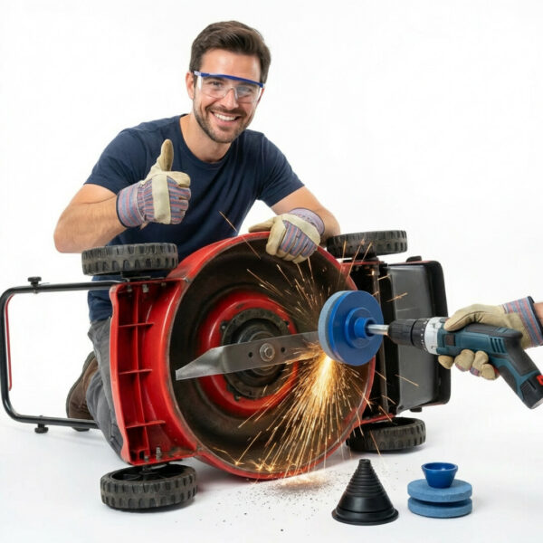 CutMaster® – Ostrzałka do noży do kosiarki (1+1 GRATIS)