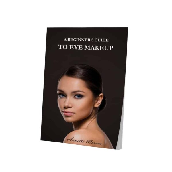 Książka zatytułowana A BEGINNER'S GUIDE TO EYE MAKEUP - Anette Moreau