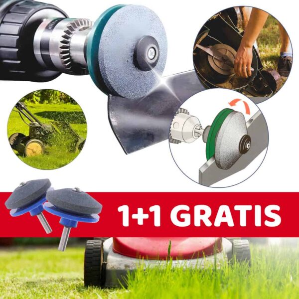 Ostrzałka do noży kosiarek - 1+1 GRATIS