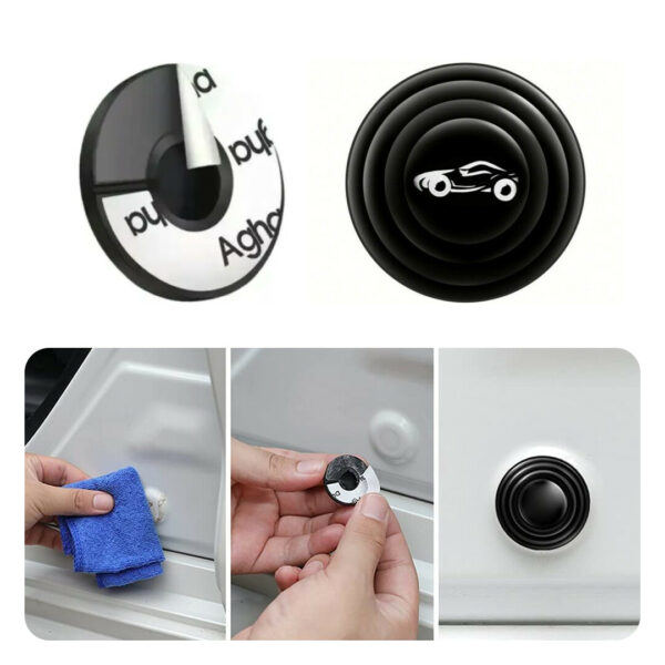 Alternative view of PODKŁADKI AMORTYZUJĄCE DO DRZWI SAMOCHODOWYCH SHOCKBUMPERS™ - 20 SZT.