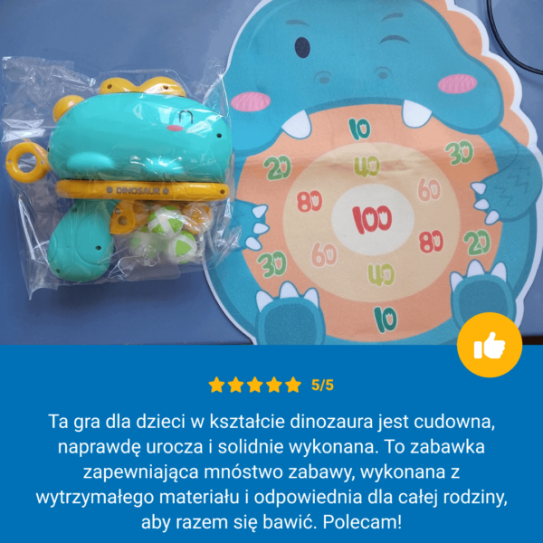 STRZELANKA Z LEPKIMI KULKAMI DINOSAUR™