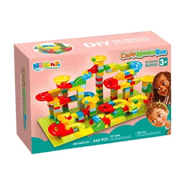 TOYNEXUS® Układanka tor wyścigowy dla dzieci (340 elementów)