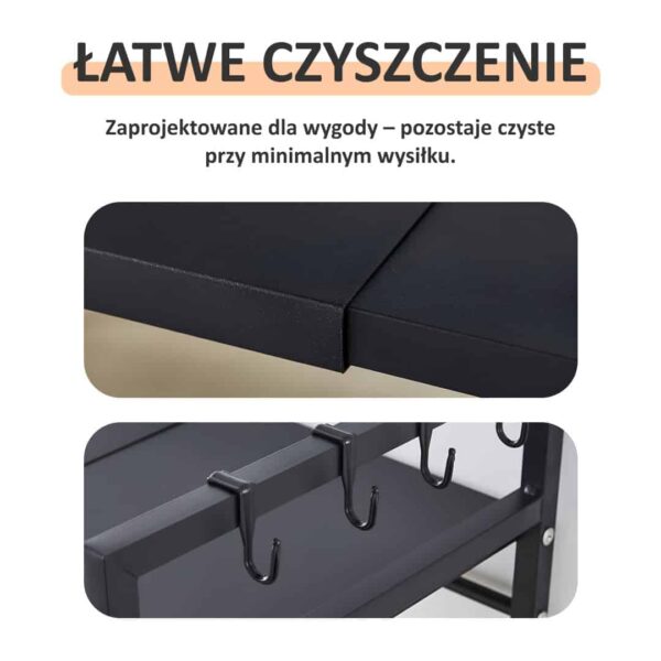 MicroRack™ Rozszerzalna Półka na Kuchenki Mikrofalowe