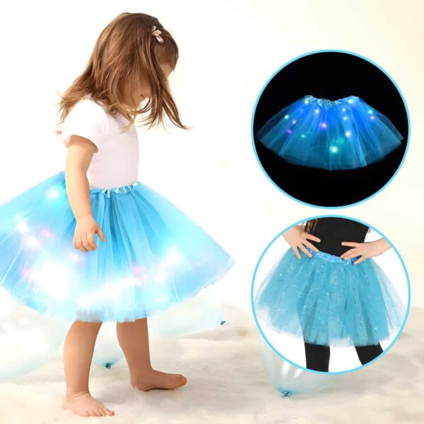 Spódnica tutu z lampkami LED