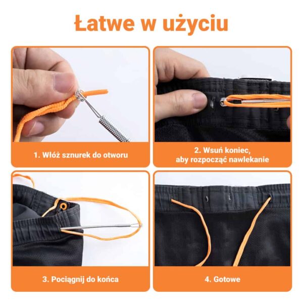 GARMENTFIX™ ELASTYCZNY WĄTEK ZE STALI NIERDZEWNEJ – 3 SZT.