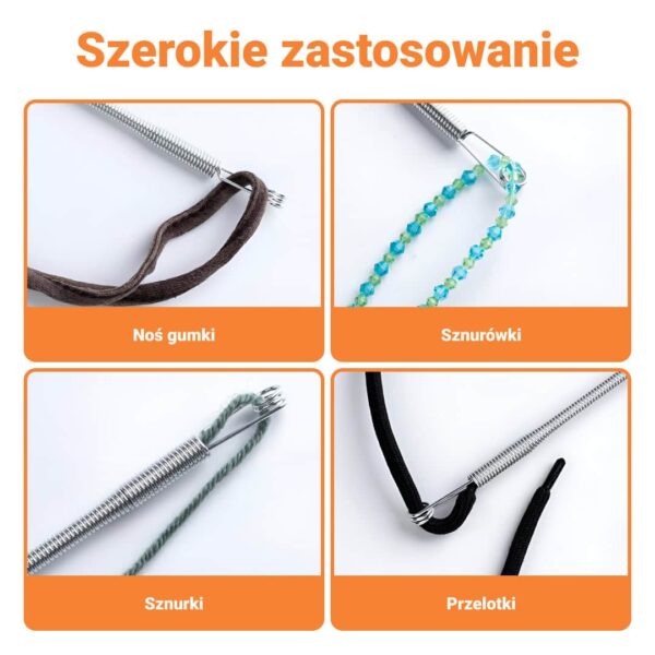 GARMENTFIX™ ELASTYCZNY WĄTEK ZE STALI NIERDZEWNEJ – 3 SZT.