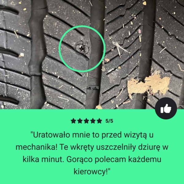 Tirestore™ Wkręty do Naprawy Opon – 30 szt.