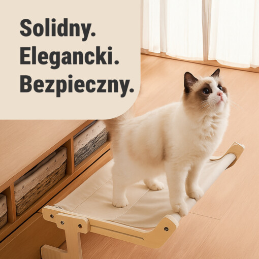 Łóżko dla kota przy łóżku KittyNap™ - obrazek 2