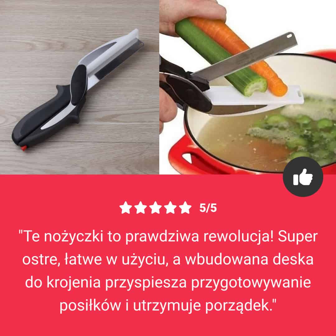 SnapSlice – Nożyczki Kuchenne z Deską do Krojenia - obrazek 7