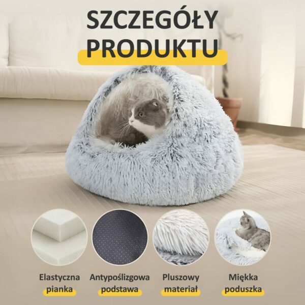 PurrNest – Łóżko Antystresowe dla Zwierząt
