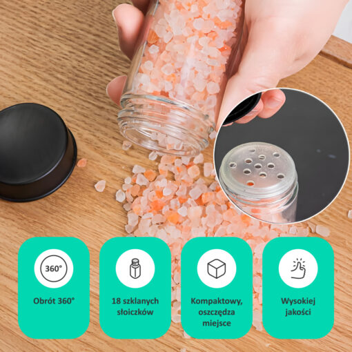 SpicePro™ - Obrotowy organizer na przyprawy - obrazek 4