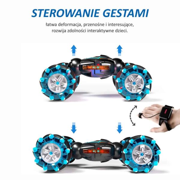 Tekix™ - Samochód akrobatyczny RC z kontrolą gestów