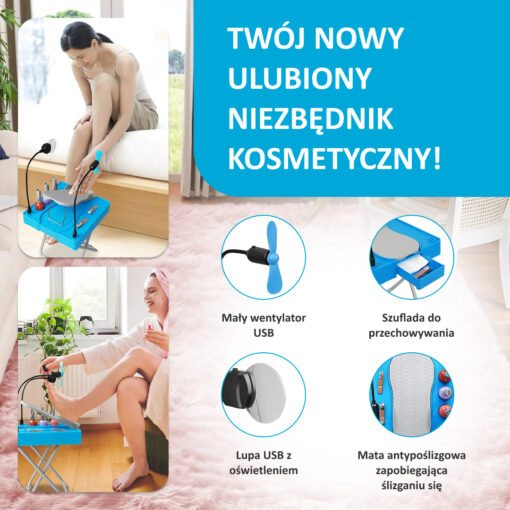 NailEase ™ - Przenośna Stacja do Pielęgnacji Paznokci - obrazek 2