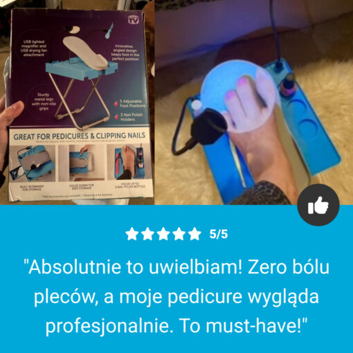 NailEase ™ - Przenośna Stacja do Pielęgnacji Paznokci - obrazek 7