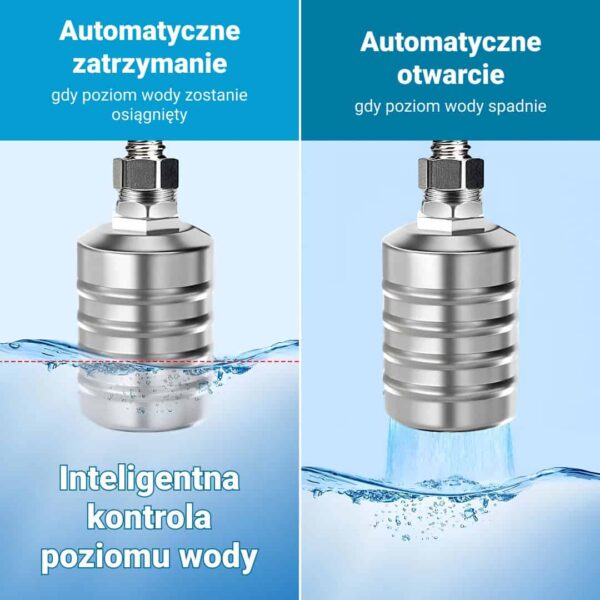 Alternative view of AQUALEVEL™ – Automatyczny zawór kontrolny poziomu wody