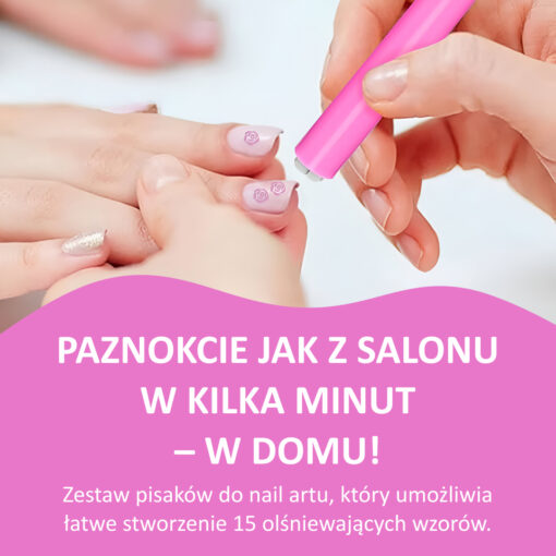 NAILGENIUS™ – Zestaw Długopisów do Nail Artu - obrazek 2