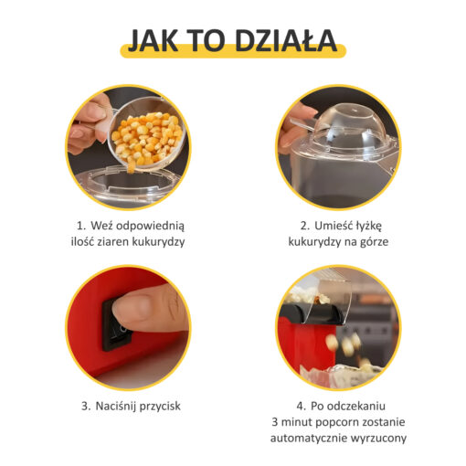 Snaxie™ - Maszyna do Popcornu - obrazek 5