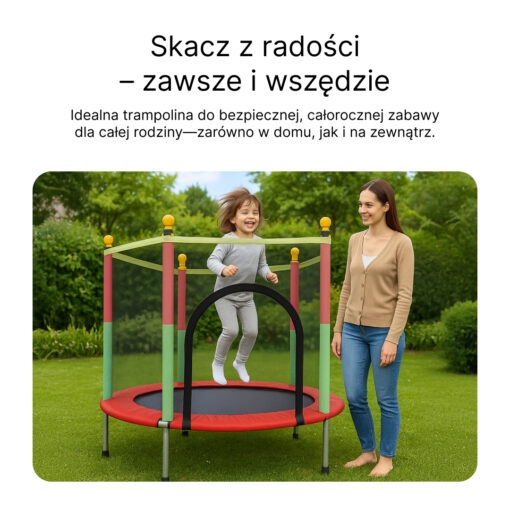 FunLeap – Uniwersalna Trampolina Wnętrze & Zewnątrz - obrazek 2