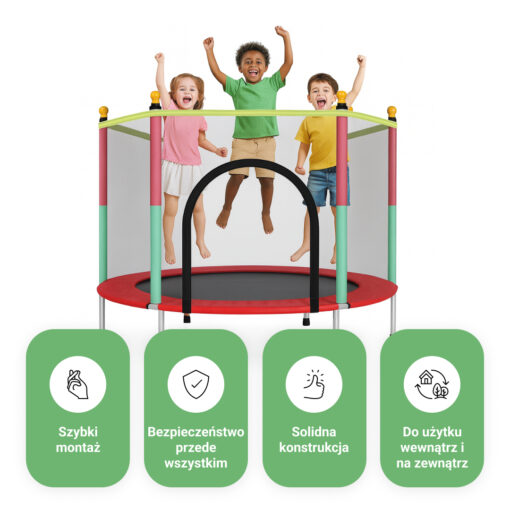 FunLeap – Uniwersalna Trampolina Wnętrze & Zewnątrz - obrazek 5