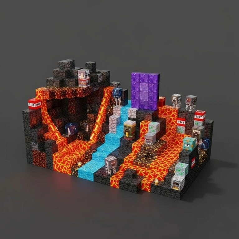 BuildEase™ - Magnetyczne Klocki do Budowy