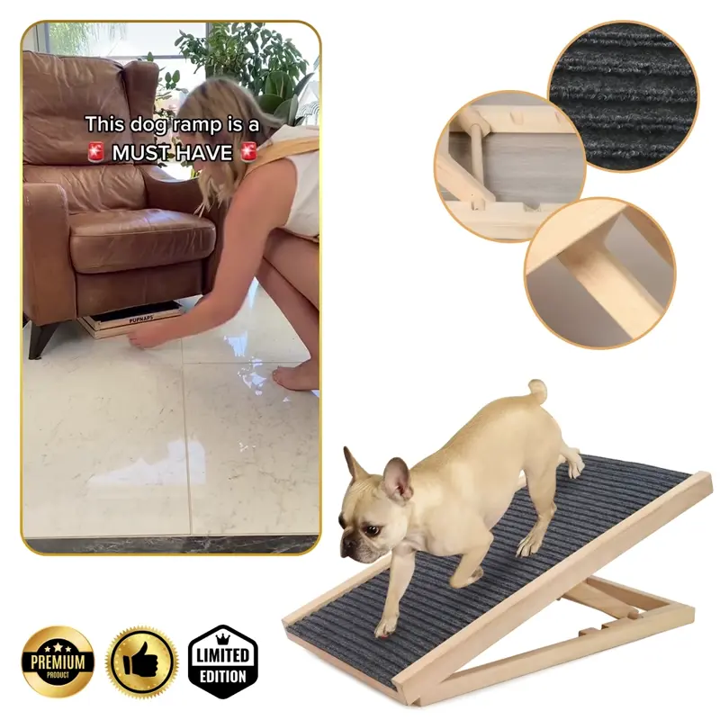 PetEase™ - Regulowana Rampa dla Zwierząt