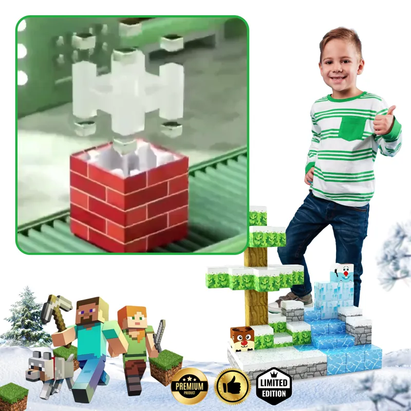 BuildEase™ - Magnetyczne Klocki do Budowy