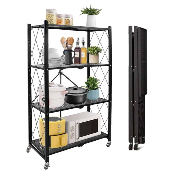 Alternative view of Kubbi™ - Składany metalowy regał z 4 półkami