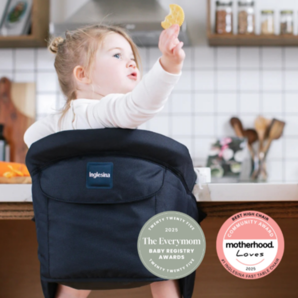 Alternative view of Aurevo™ - Przenośne krzesełko mocowane do stołu z tacką